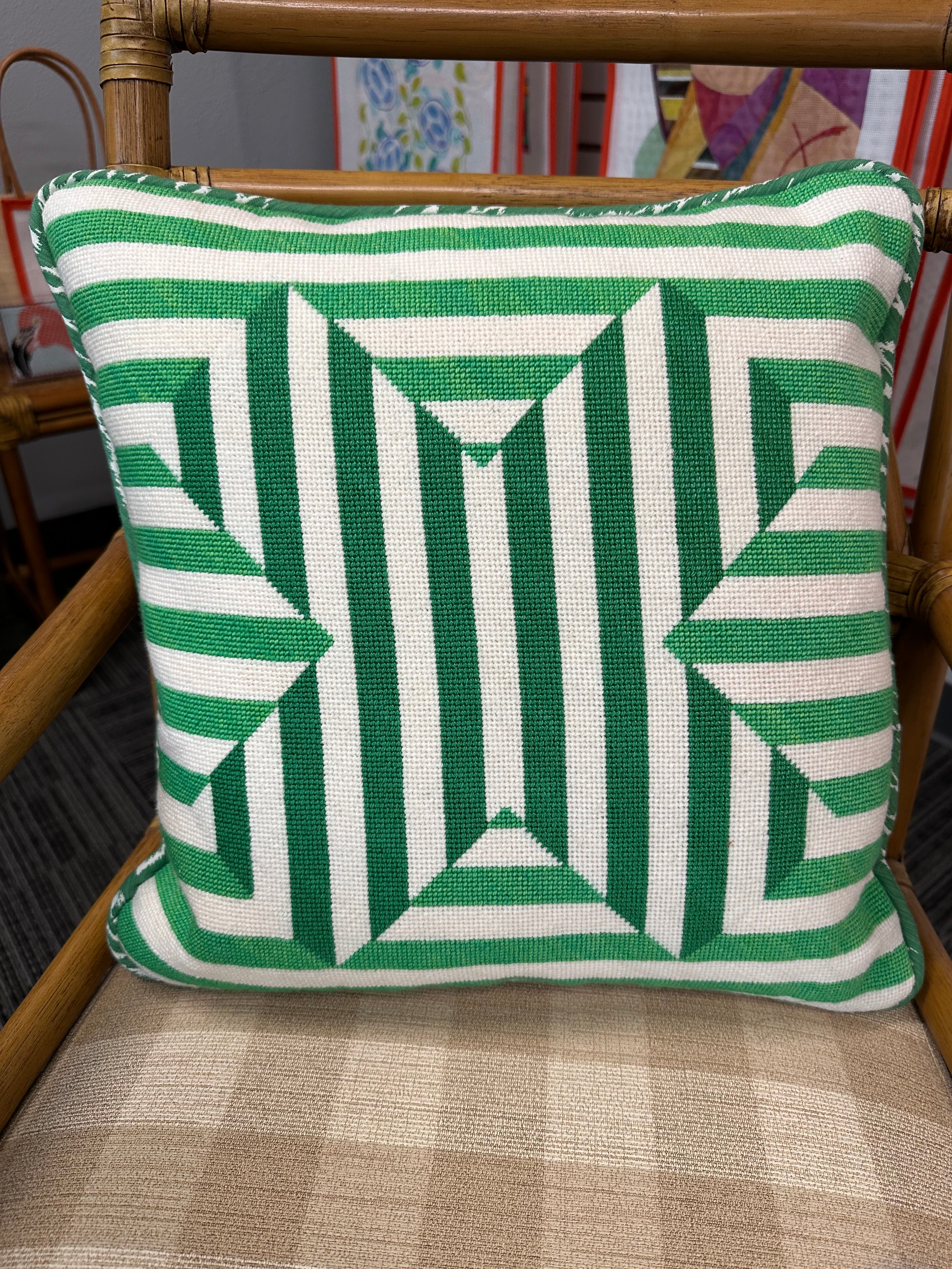 X in Square Pillow