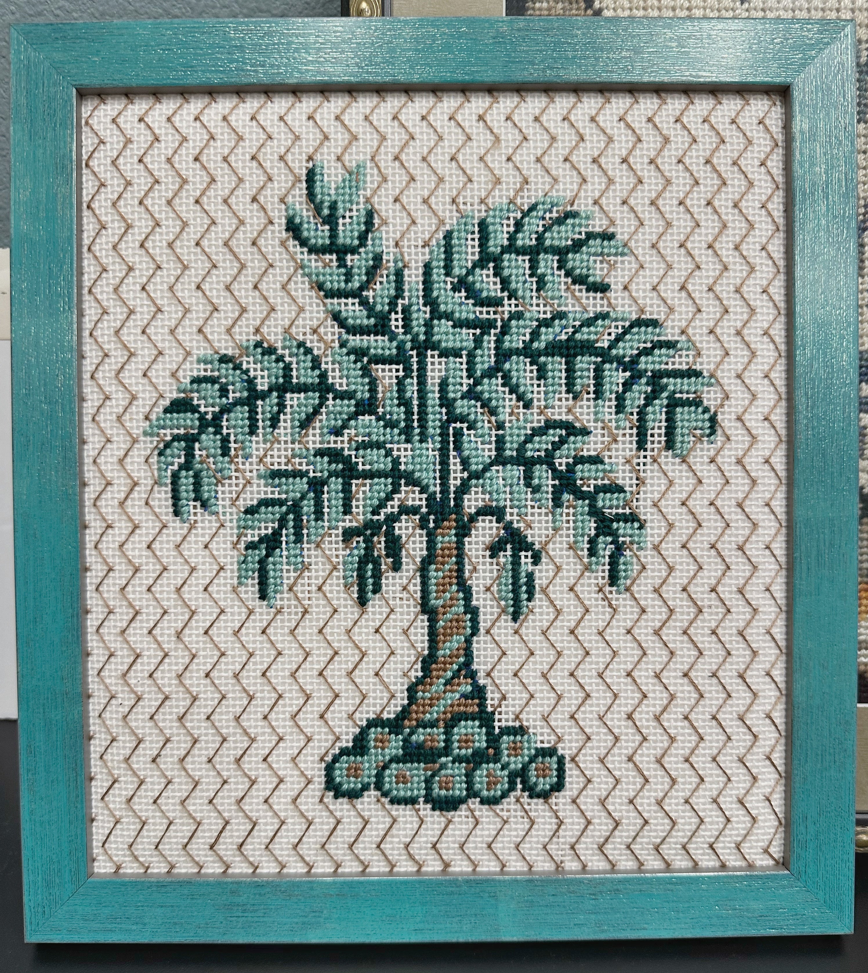 Blue Palm Tree