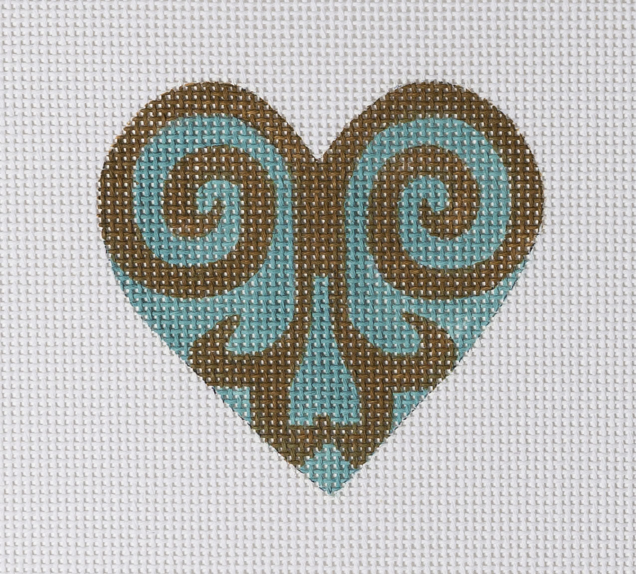 Sage Teal Heart Mini